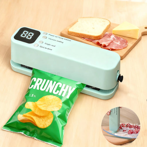 🥗 Keep Your Food Fresh ✨Mini Wireless Vacuum Sealer